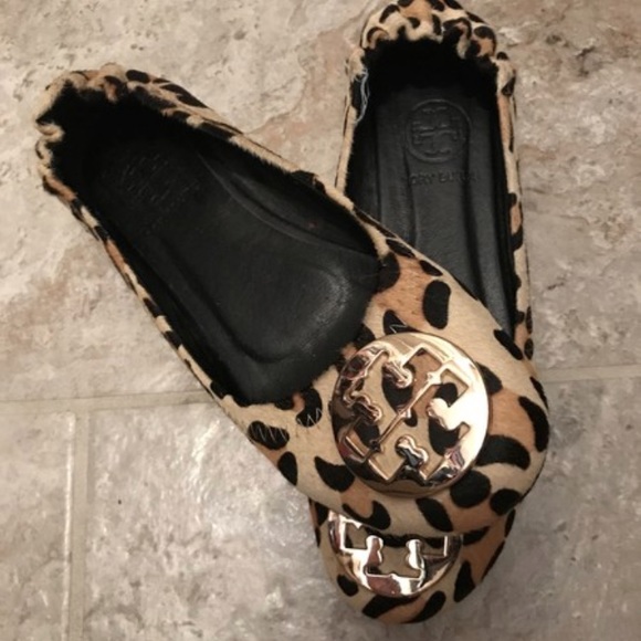 ❤️SOLD❤️Tory Burch Reva Flats-Leopard - Picture 2 of 6
